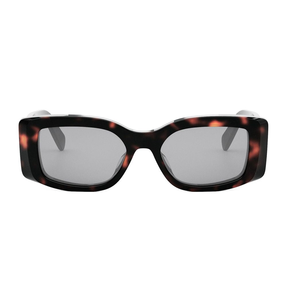 Triomphe Oversized Rectangular Acetate Sunglasses