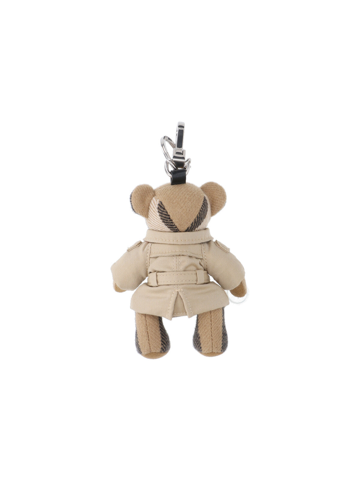 Thomas Teddy Bear Keychain with Gold Accent