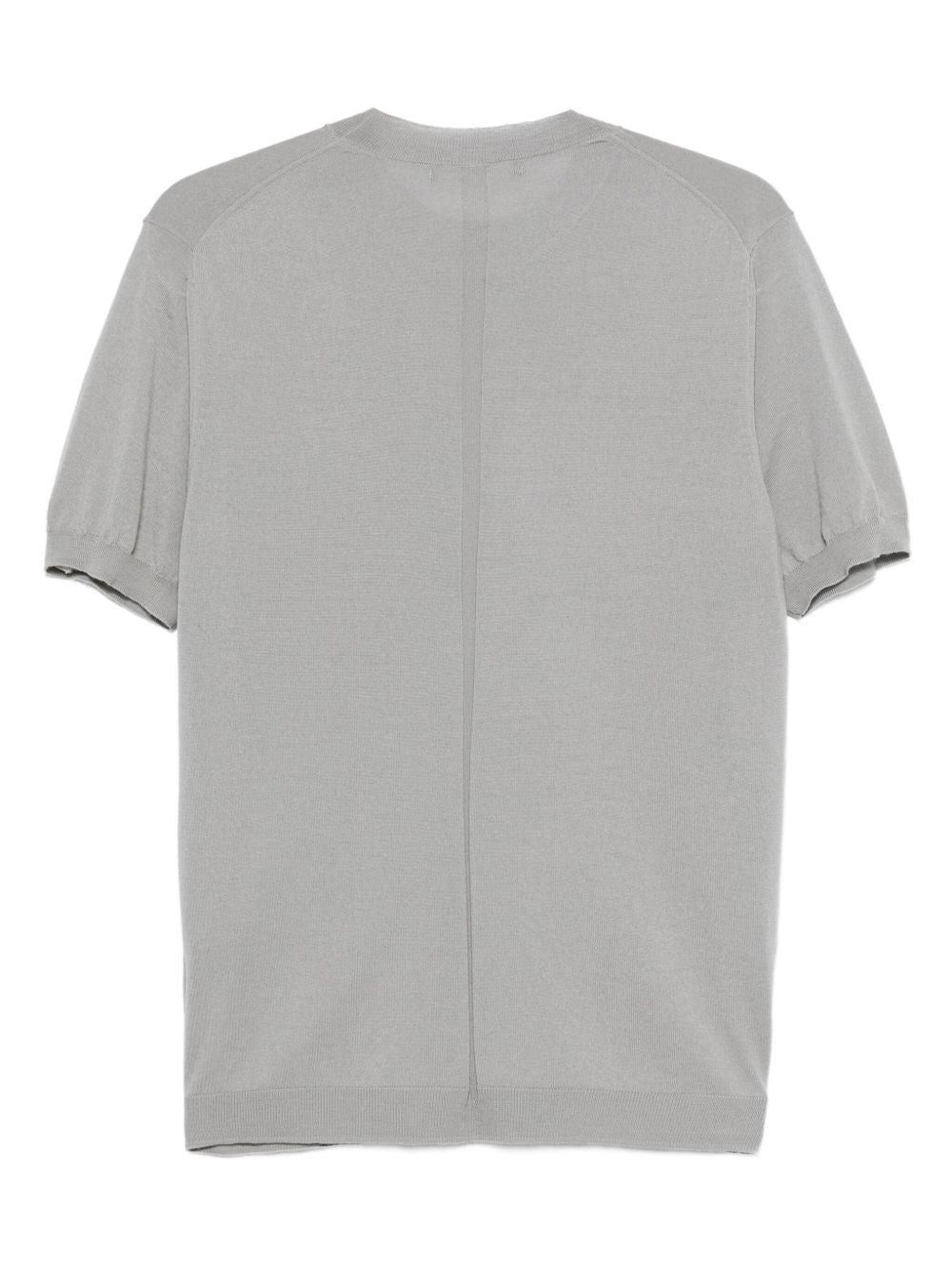 Short-Sleeved Crewneck Sweater Crafted