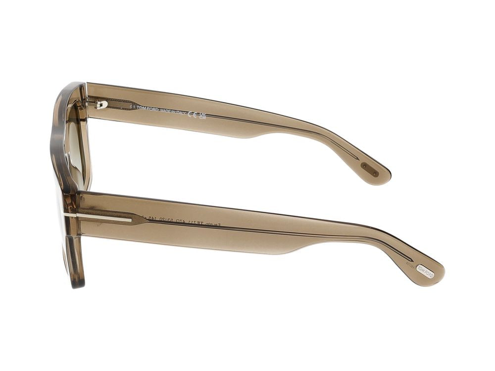 Sunglasses Tom Ford FT0711 47Q Marrone Chiaro/Altri/Verde Specchiato 53/20/145