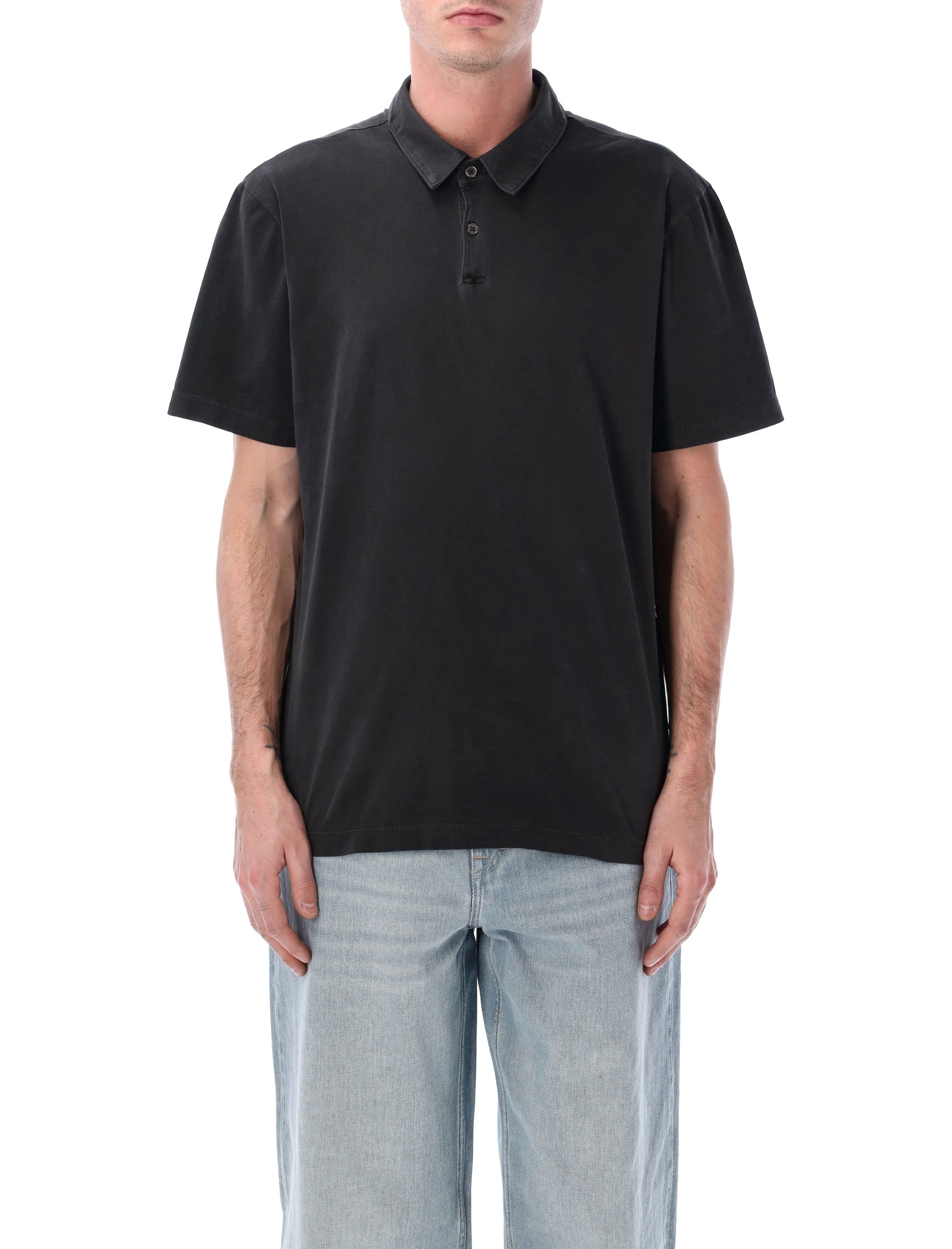 Sueded Cotton Polo
