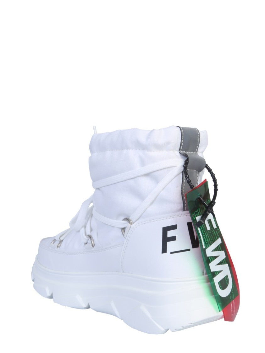High-Top Nylon Boots With Padded Upper