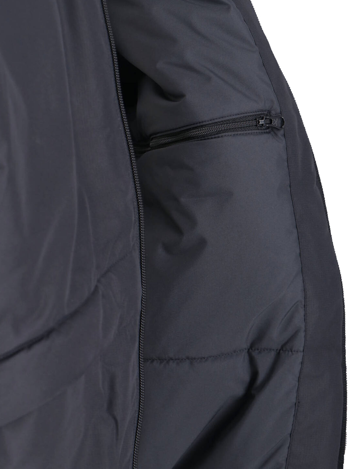 Bomber Jacket with Contrast Stripes and Zip Closure