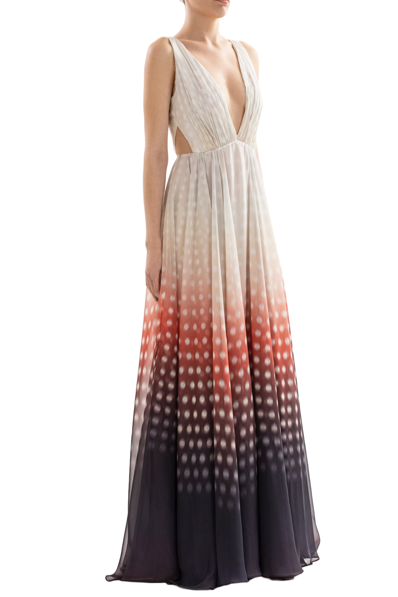Gradient Printed Dress