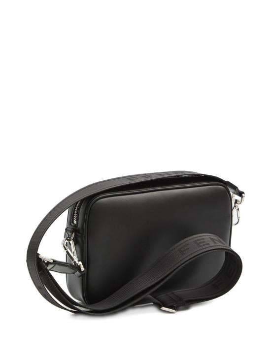 Rectangular Calf Leather Crossbody Bag