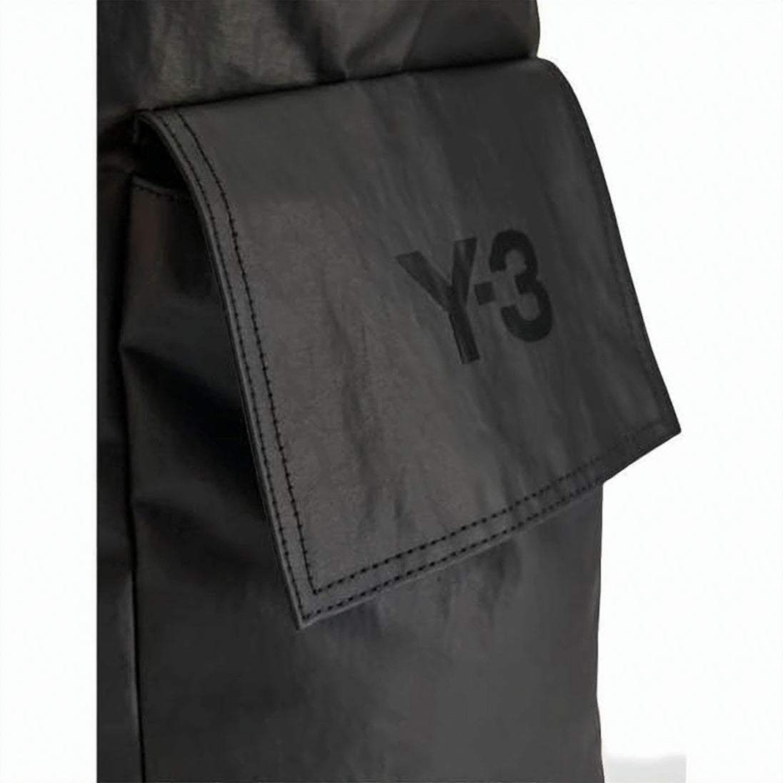 Matte Nylon Shoulder Bag with Functional Design