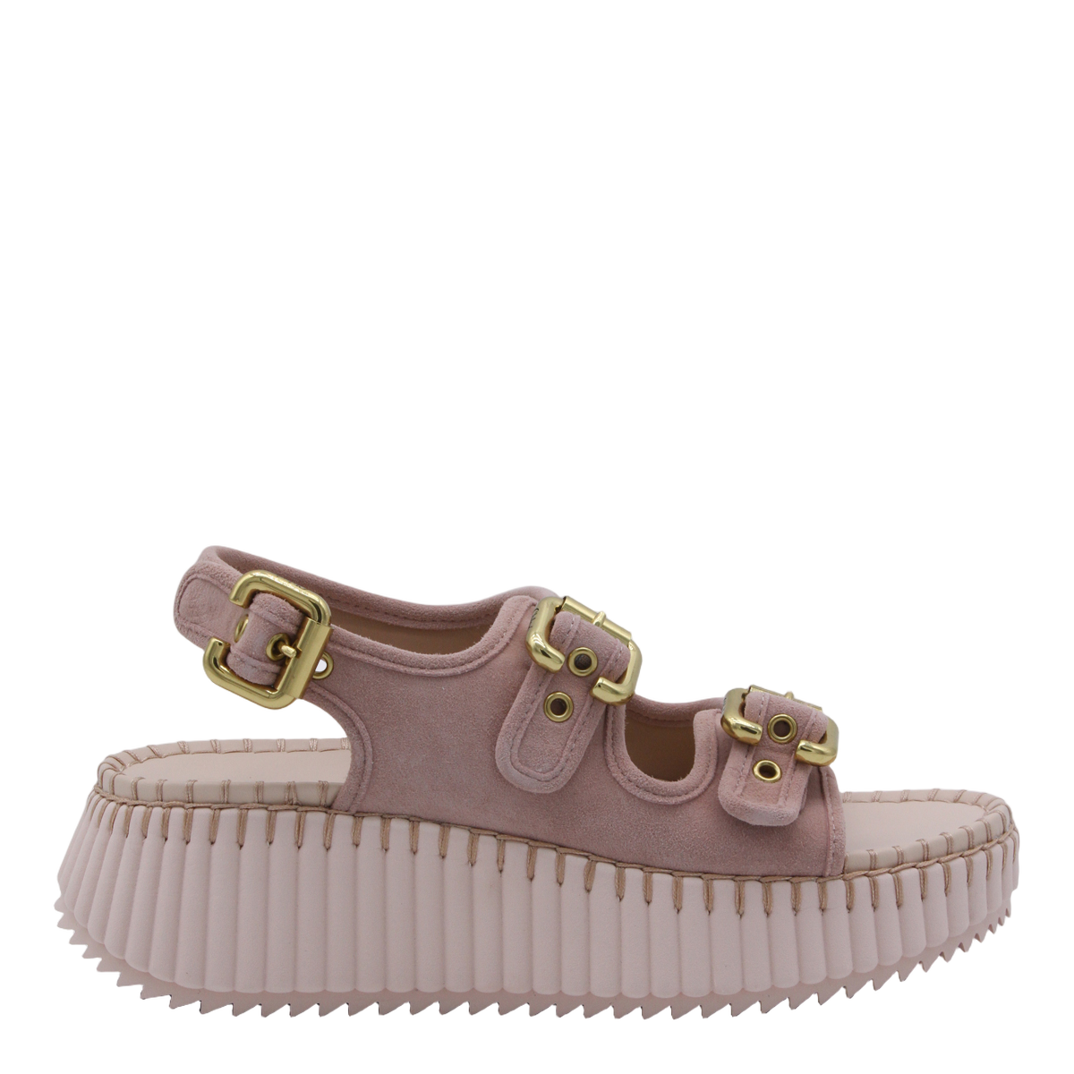 Platform Sandals With Adjustable Straps
