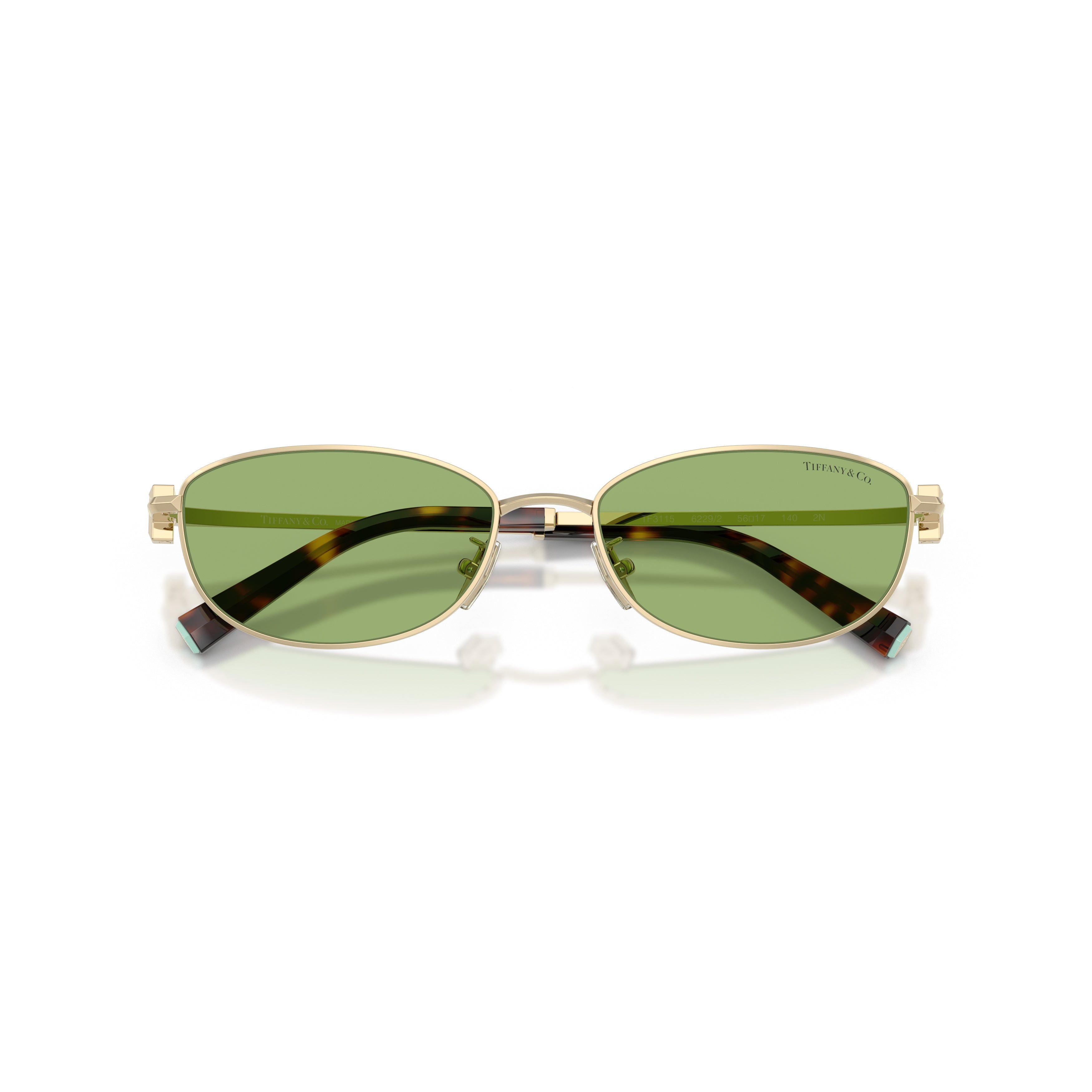 0tf3115 Rectangular Gold-Tone Steel Sunglasses