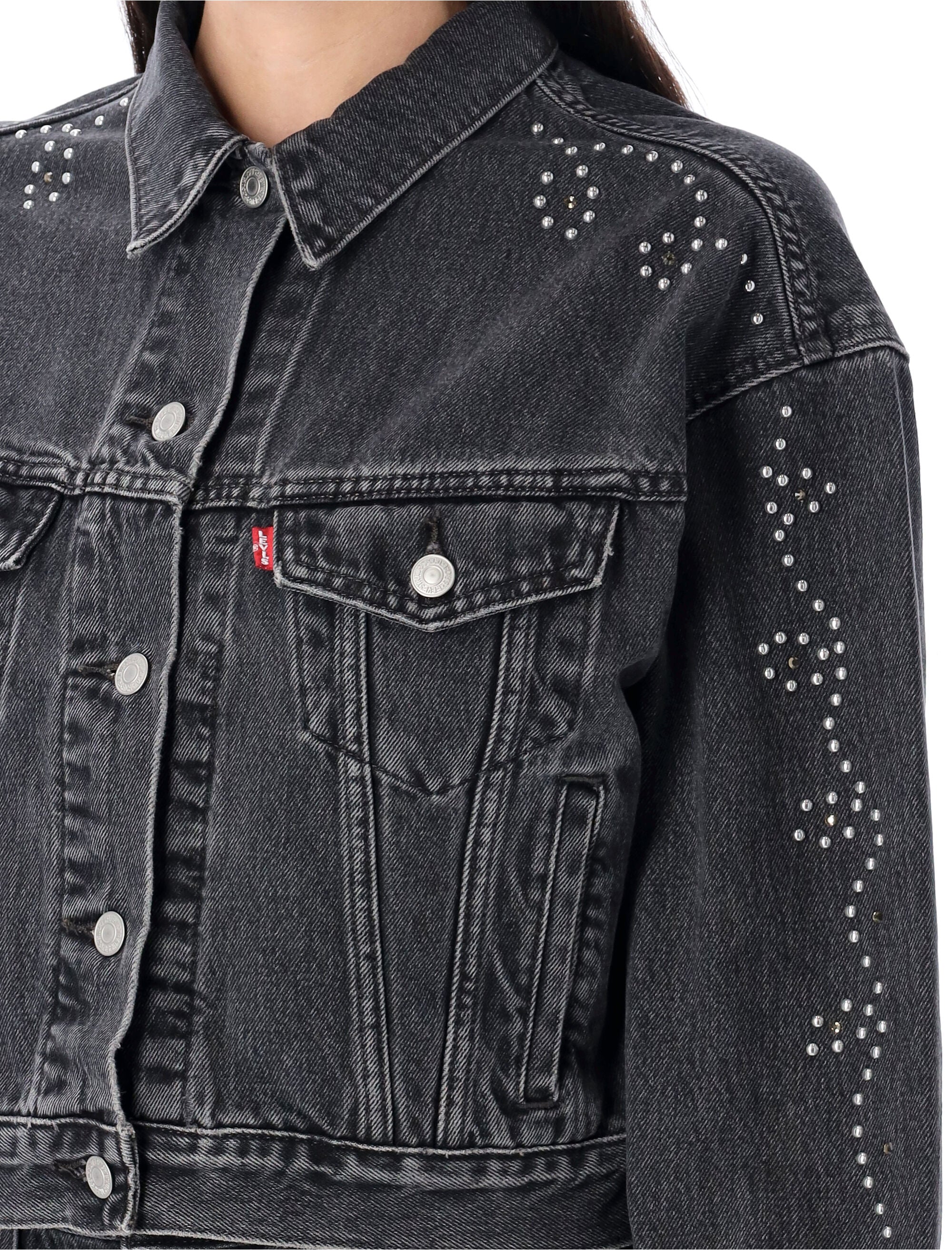 Shrunken '90S Trucker Denim Jacket