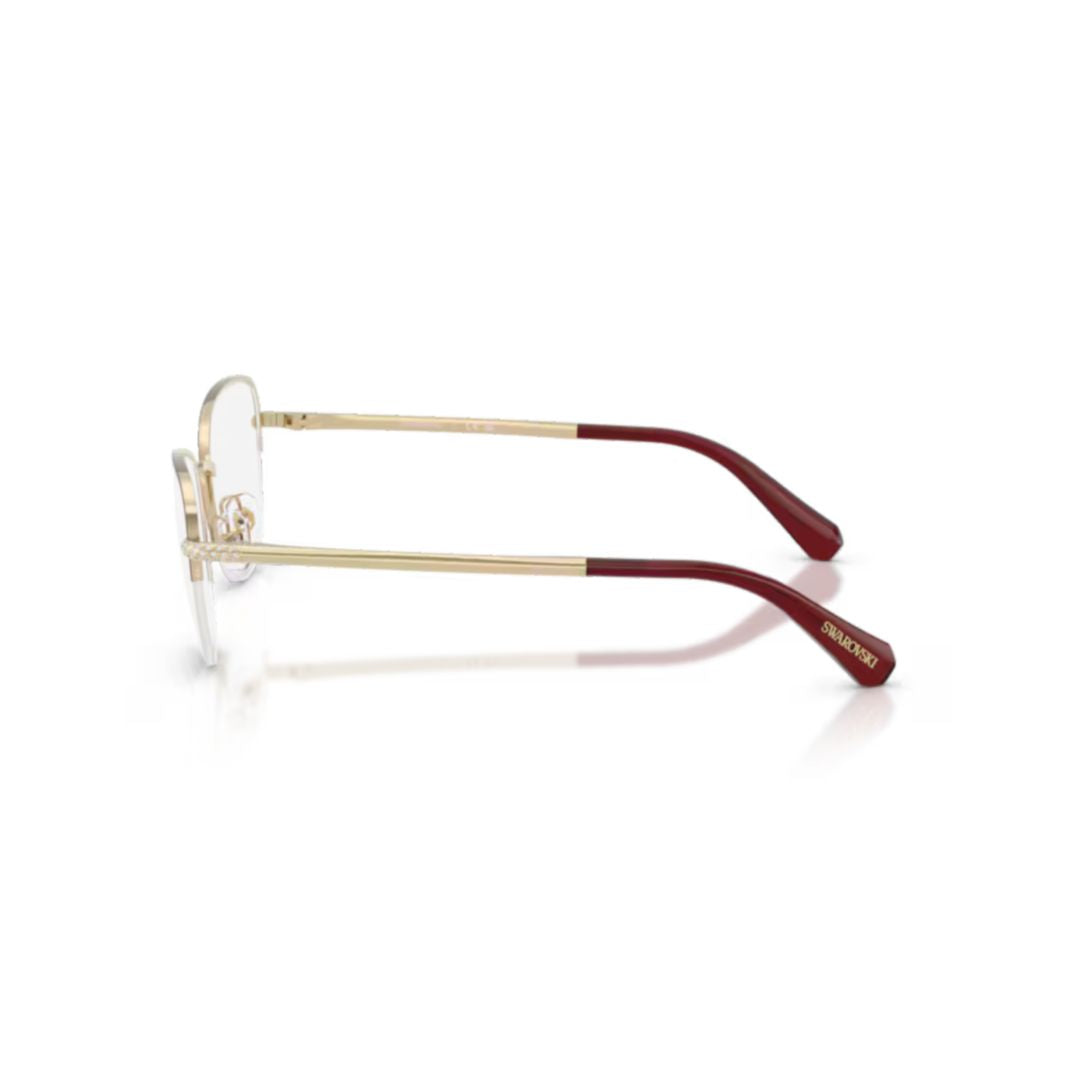 0sk1023 Gold-Toned Cat-Eye Sunglasses