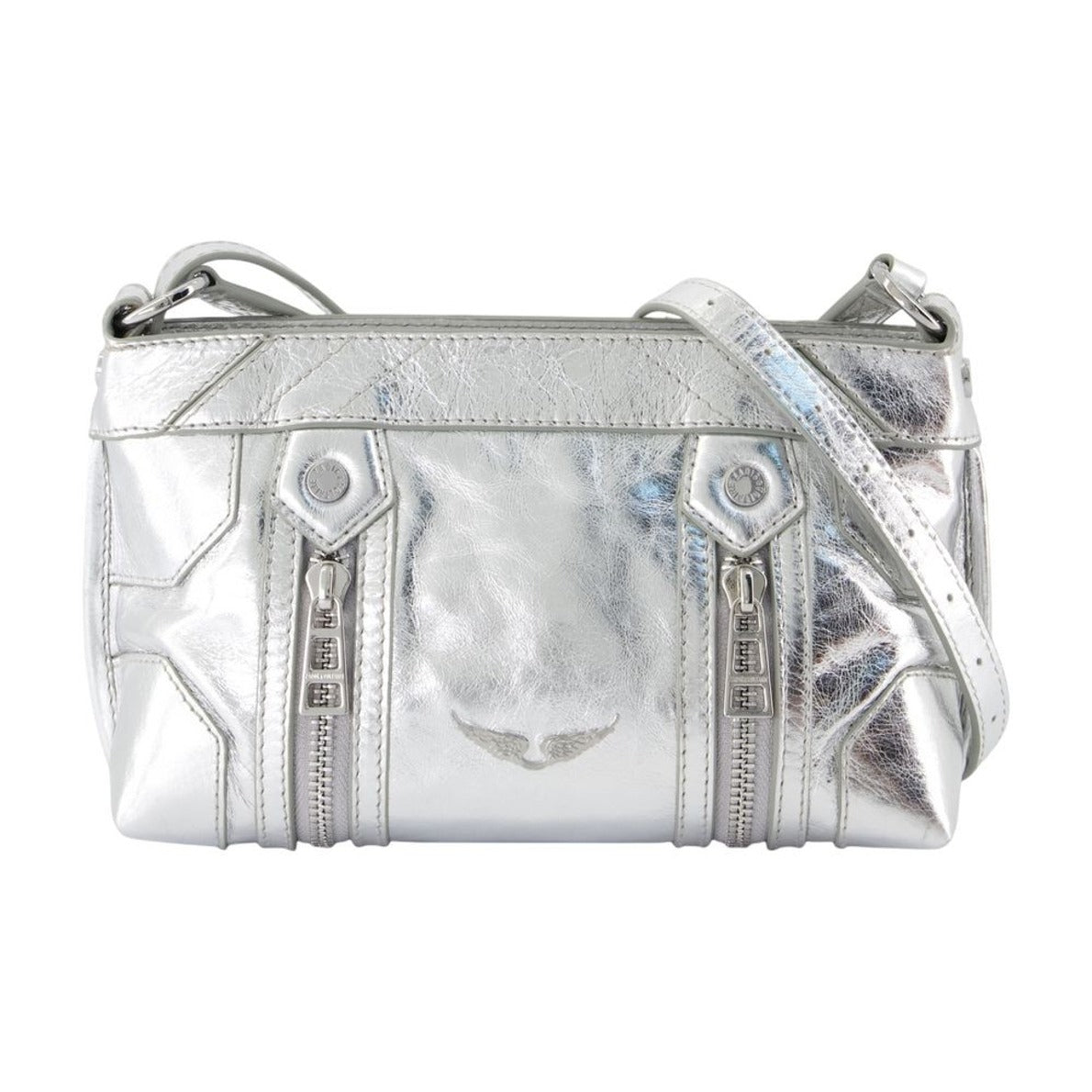 Sunny Mood Crossbody - Leather - Silver