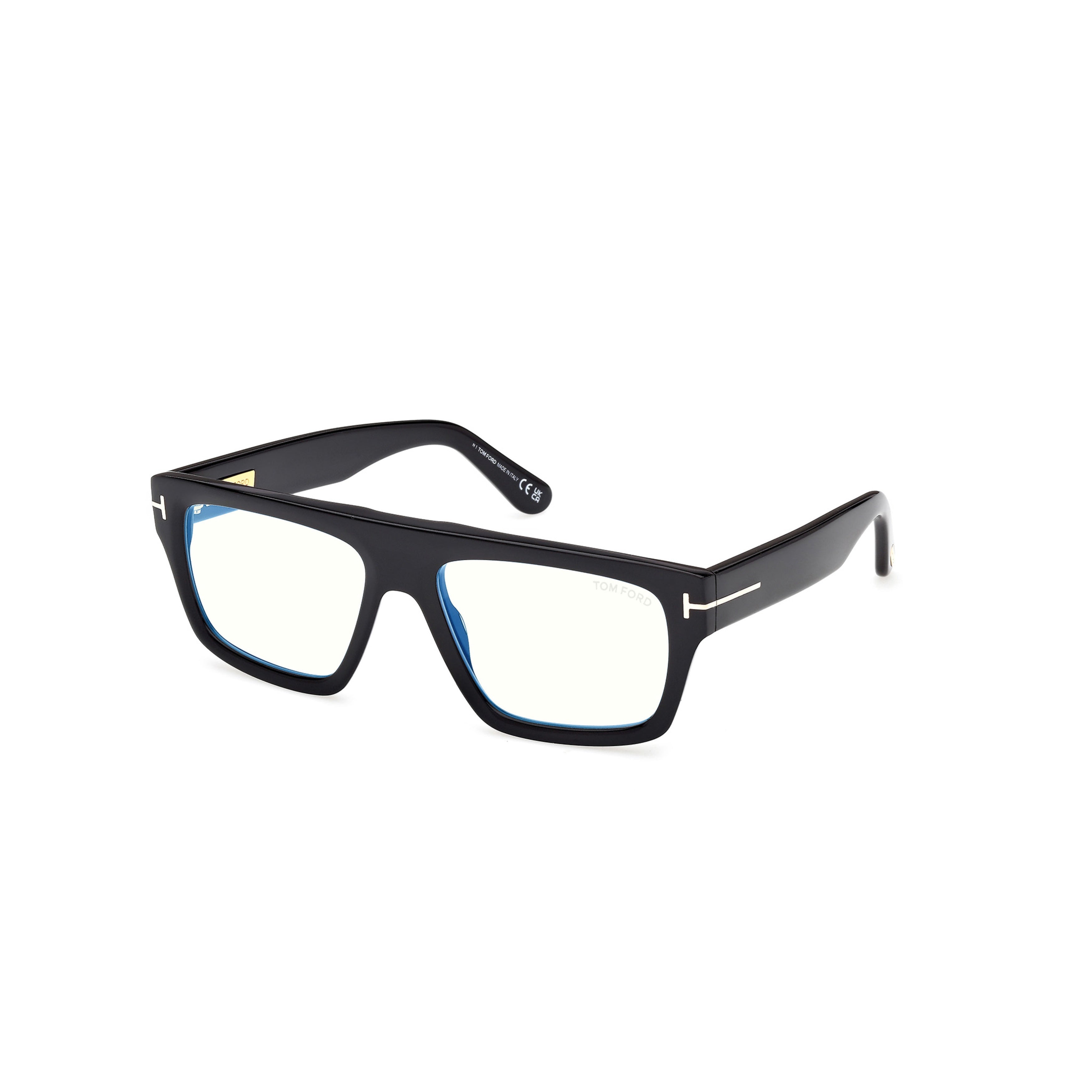 Ft6084-B Bold Rectangular Acetate Sunglasses
