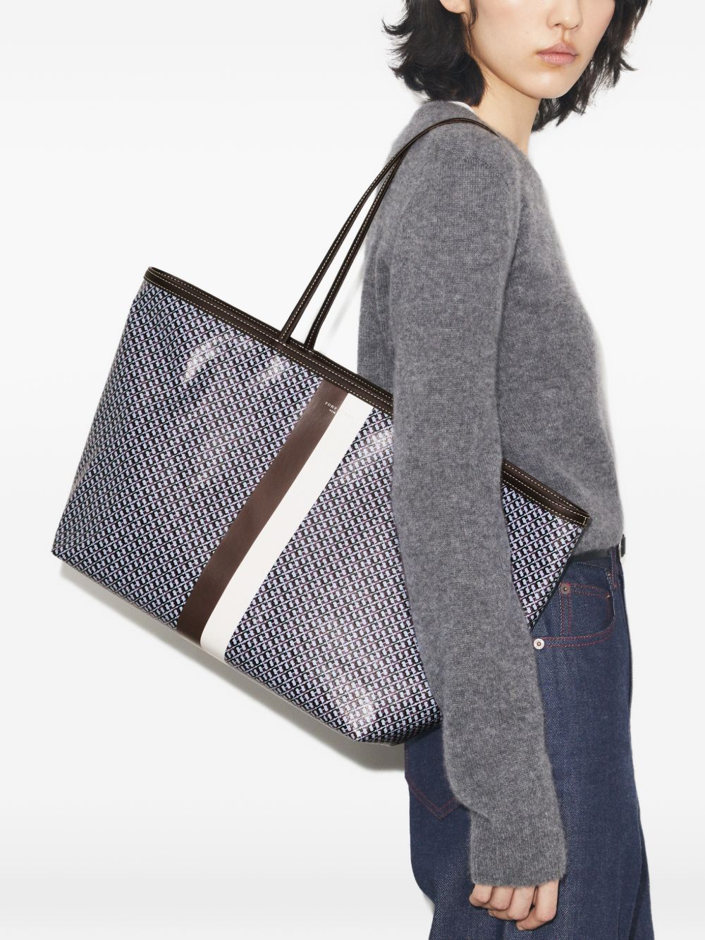 Textured Pattern Tote Bag