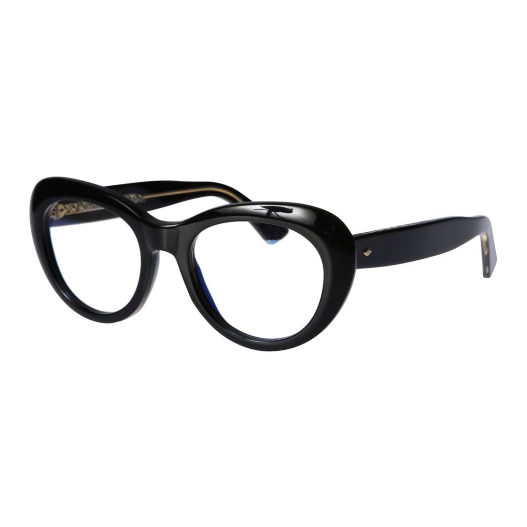 Capri New-V Bold Cat-Eye Sunglasses with Glossy Black Finish