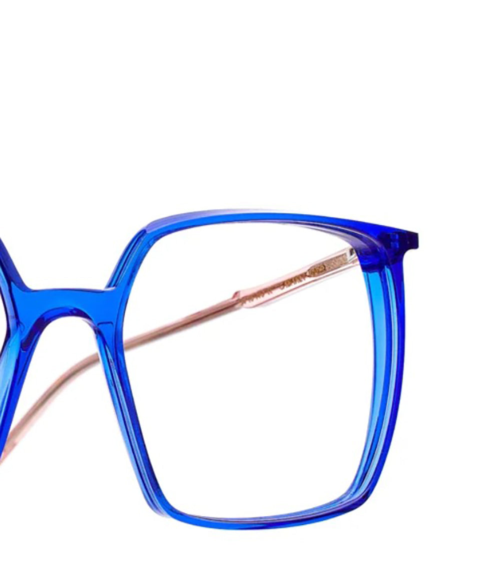 118Q4Ag0A Bold Square-Frame Sunglasses With Color Contrast