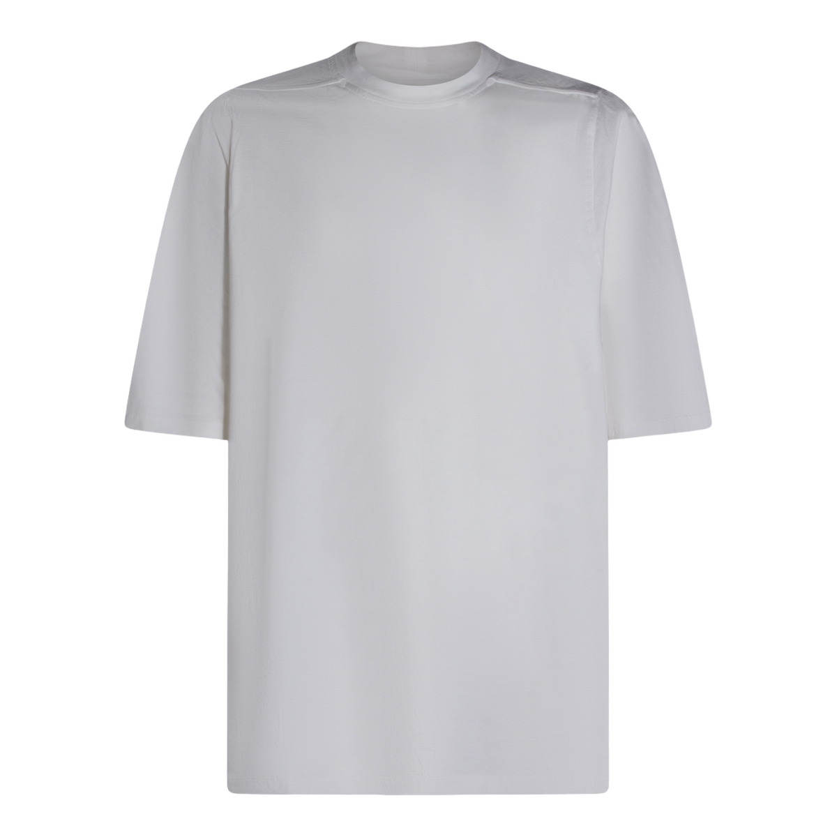 Oversized White T-Shirt With Seamless Design