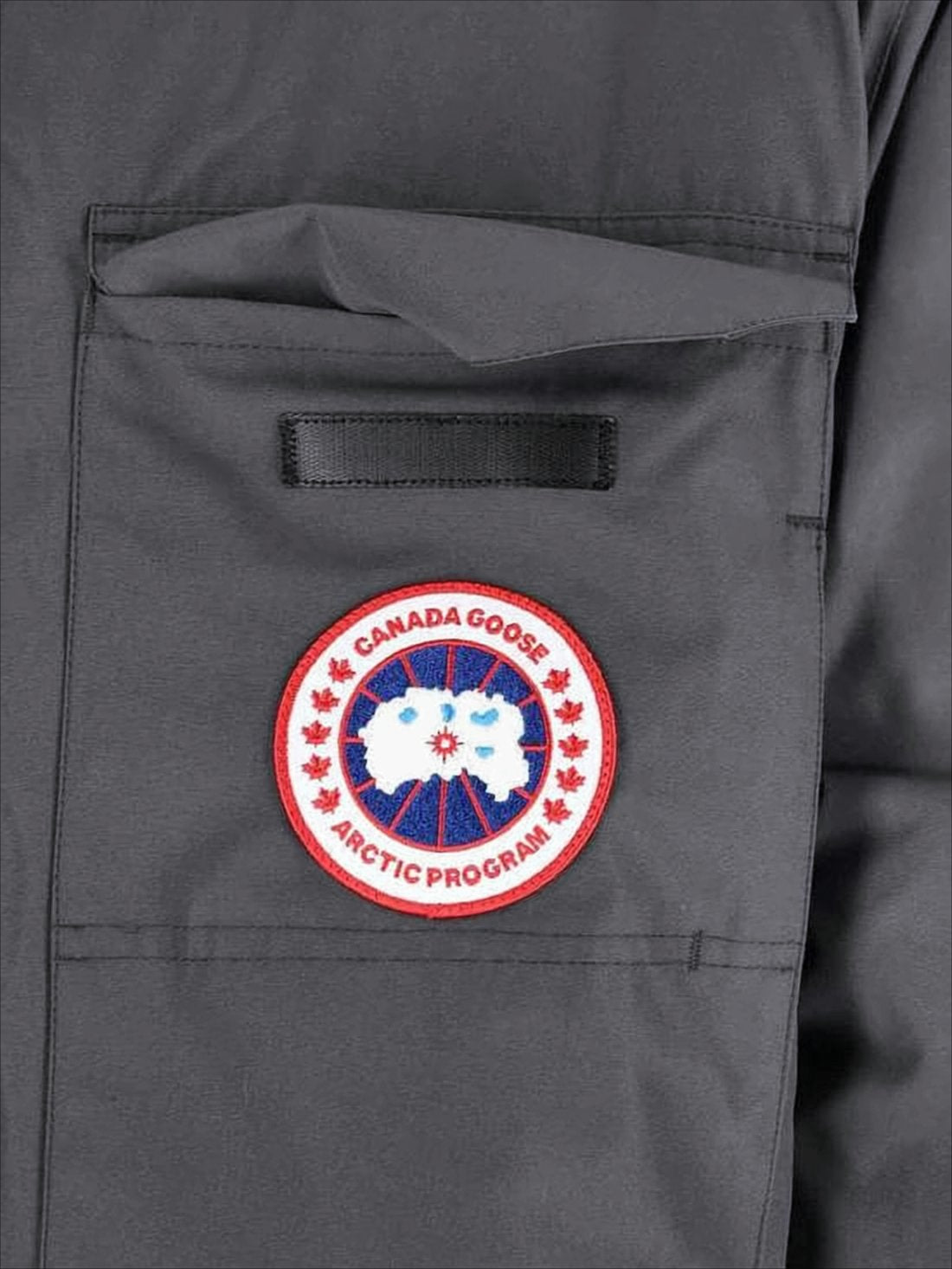 Heavy-Duty Grey Expedition Parka with High Collar