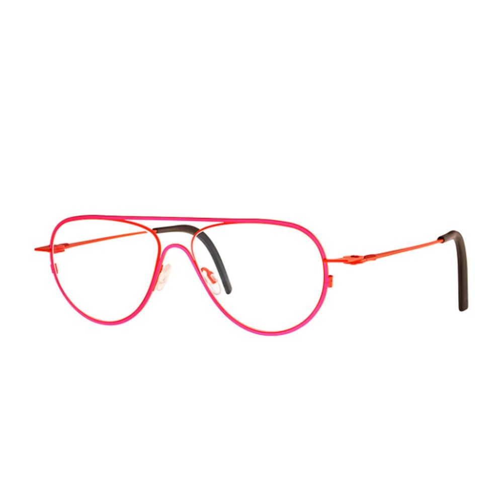 Fuchsia/Orange Isohypse Metal Pilot Optical Frames