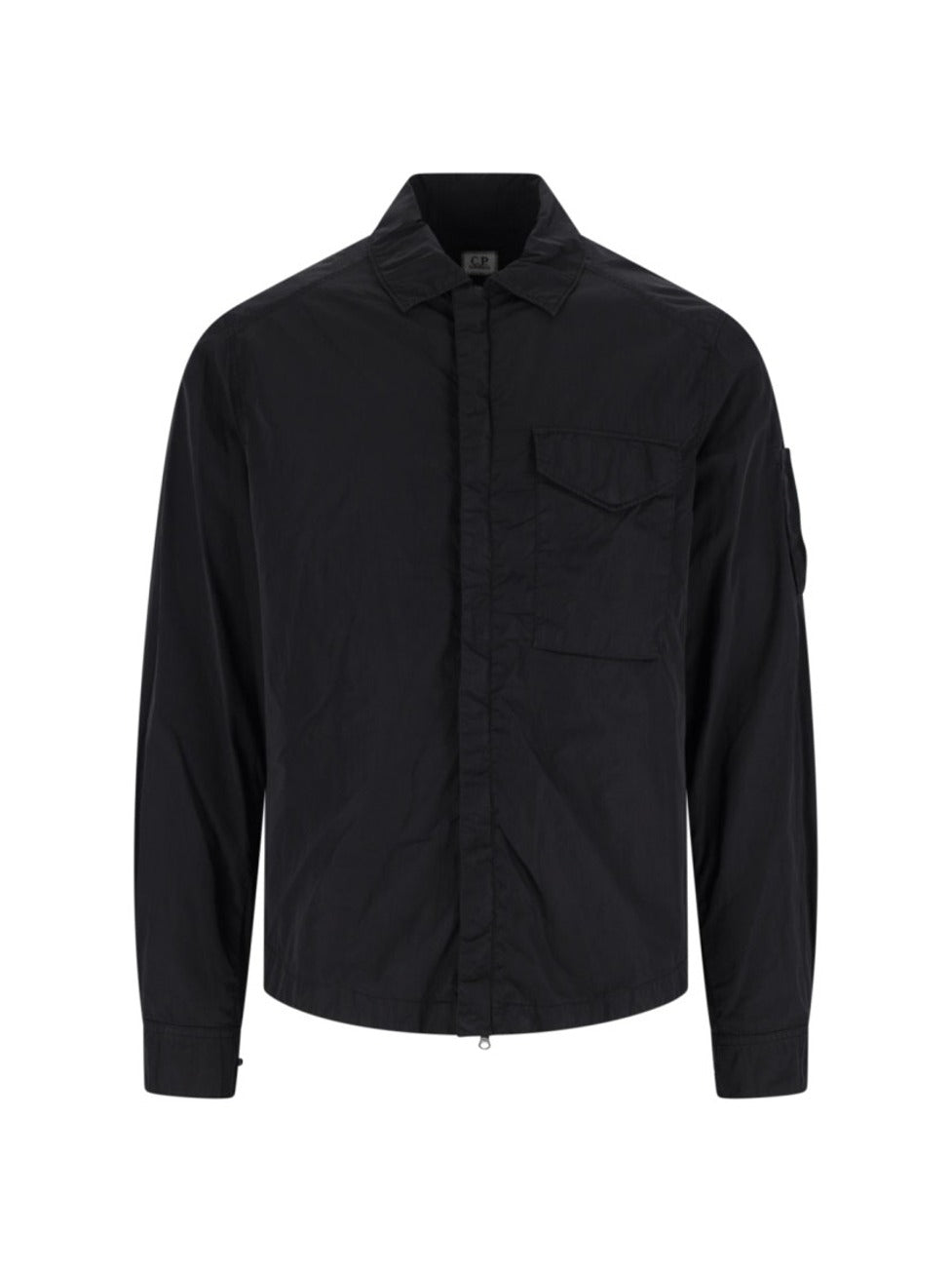 Logo Shirt Jacket – Green