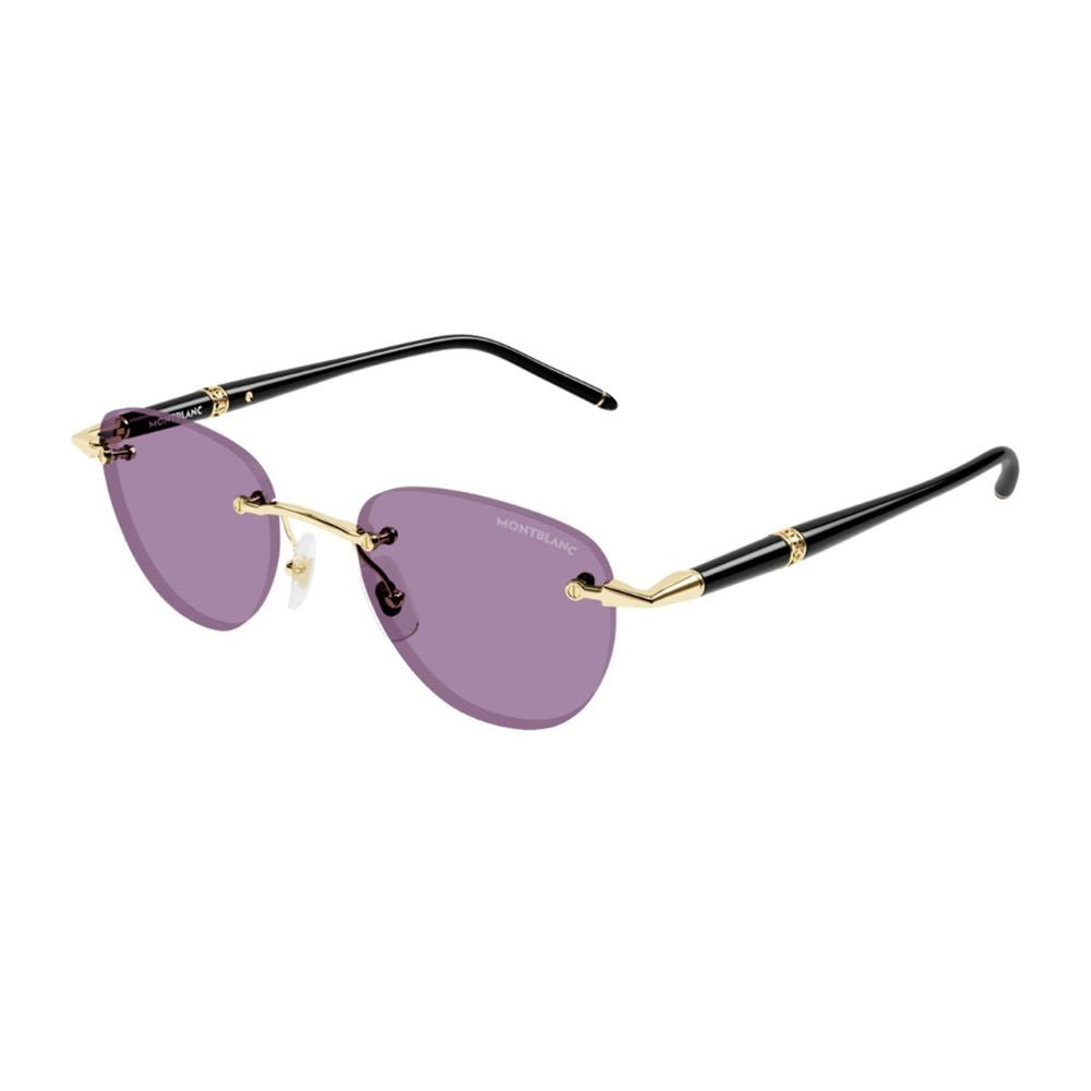 Mb0412S Linea Meisterstuck Rimless Phantos-Shaped Montblanc Sunglasses