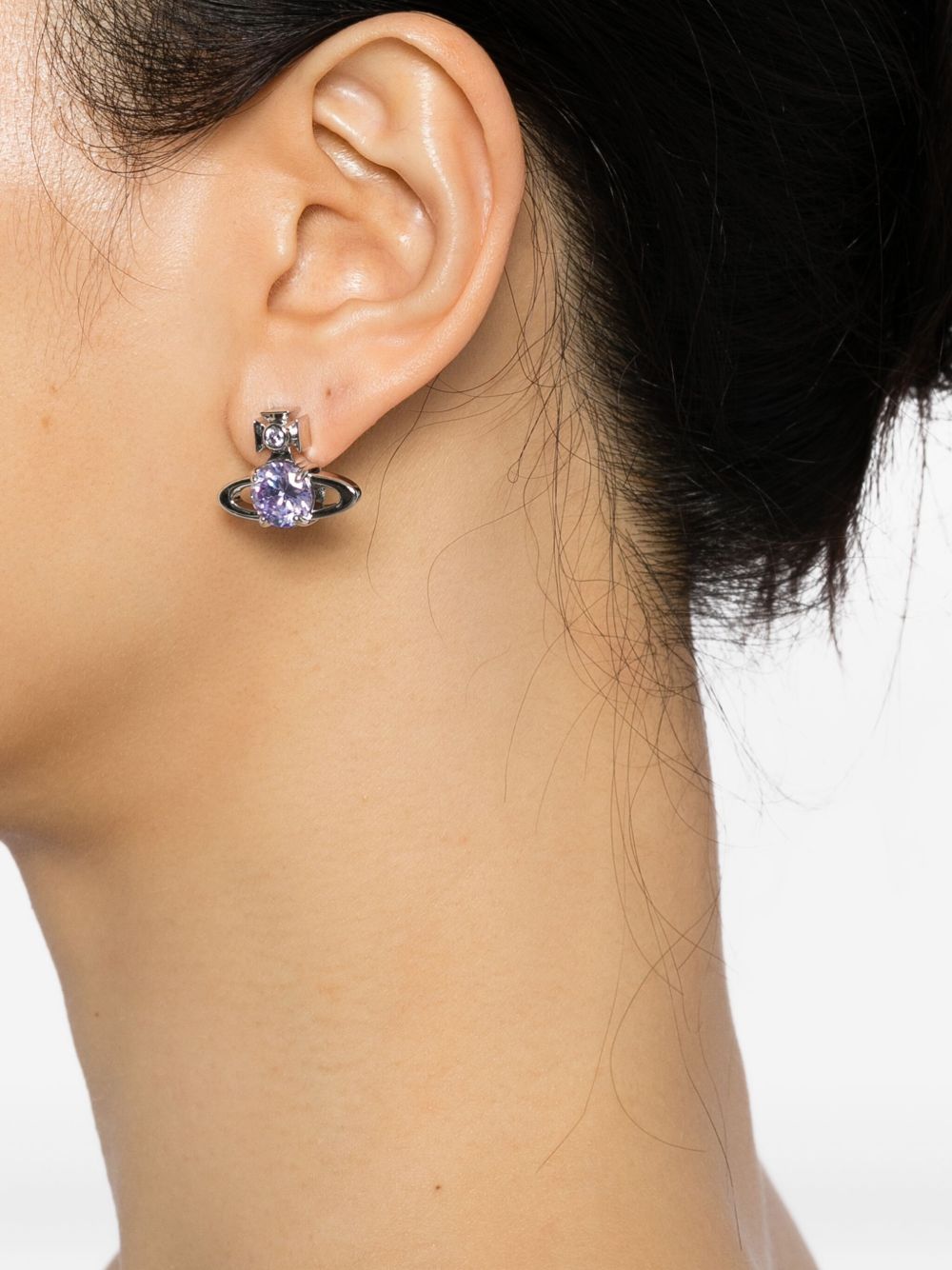 Polished Silver-Tone Earrings