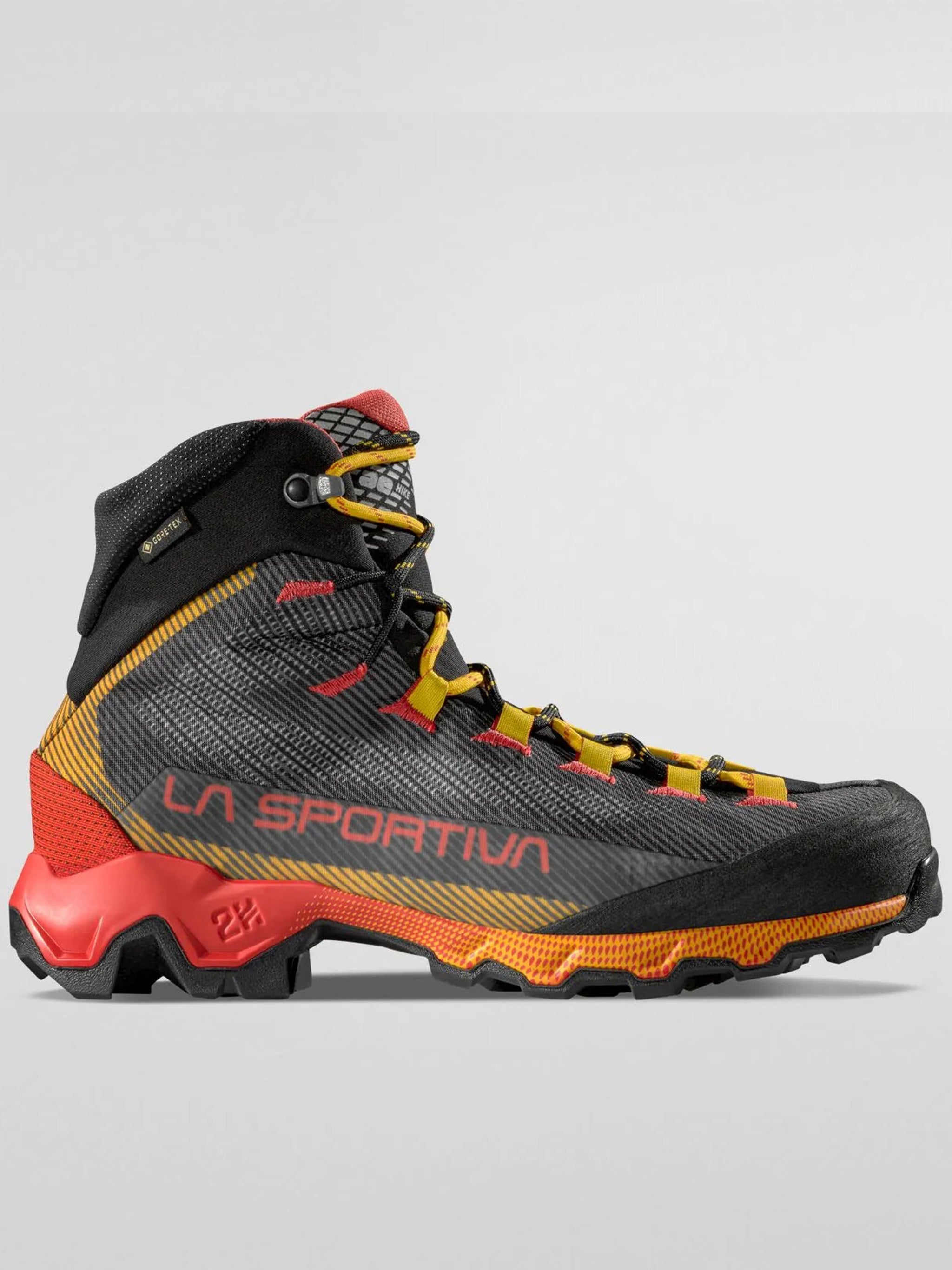Black/Yellow Aequilibrium Hike High-Top Hiking Shoe