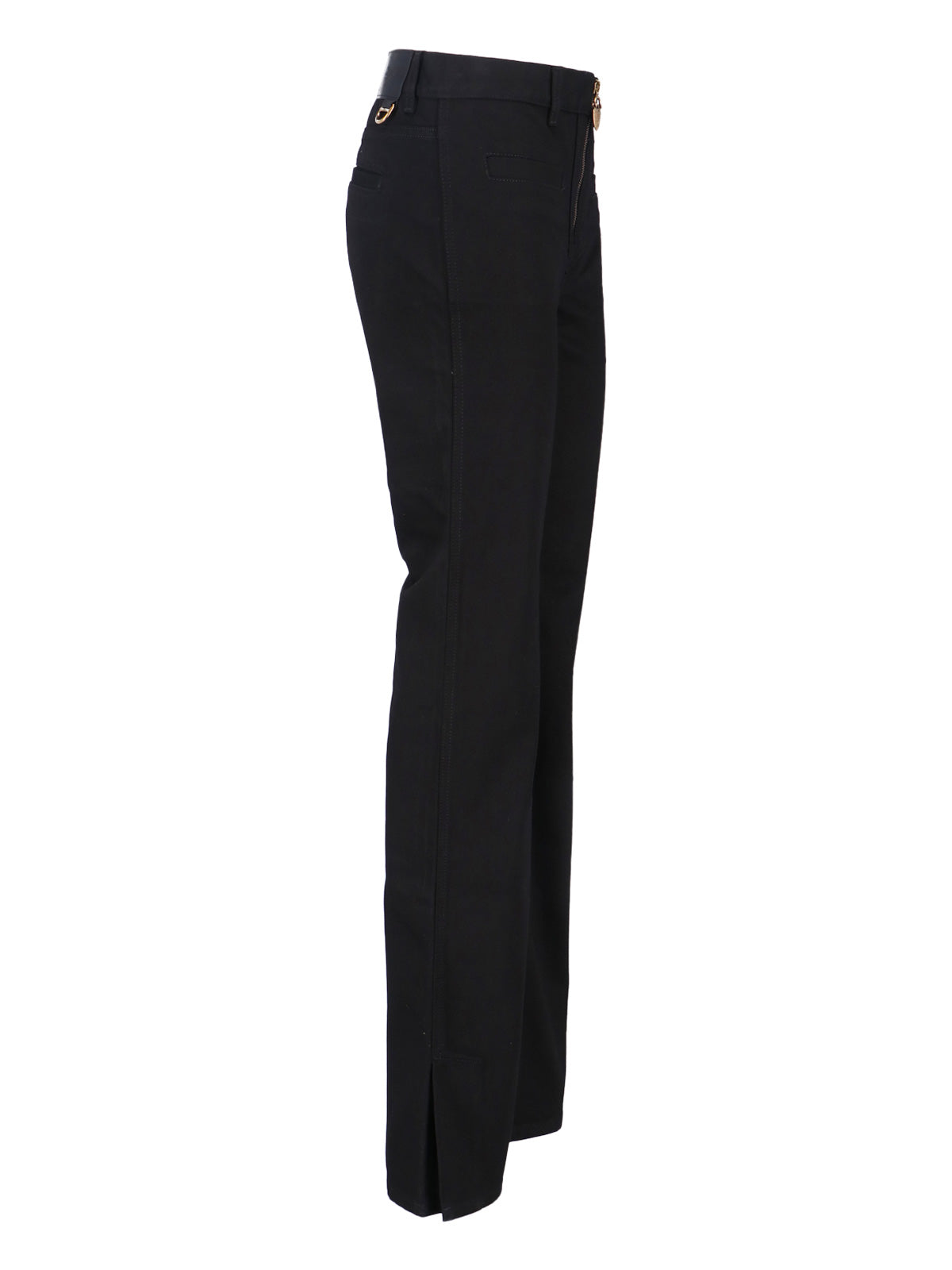 High-Waisted Slim Bootcut Jeans