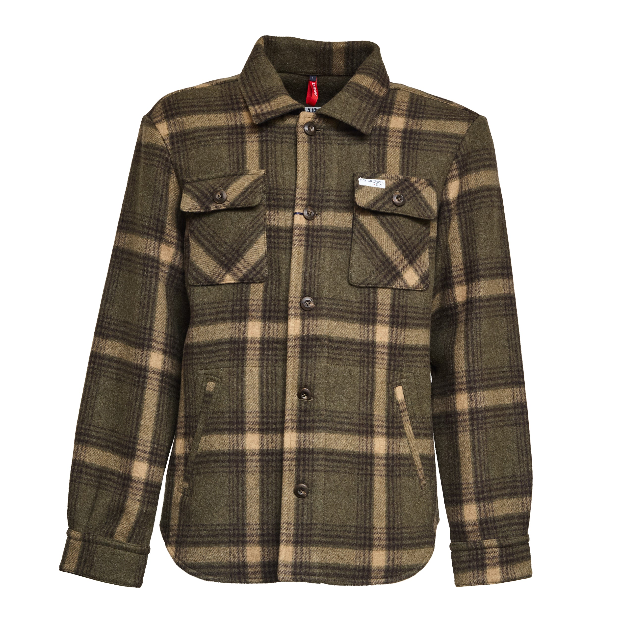 Overshirt Jacket In Panno Scozzese Archive