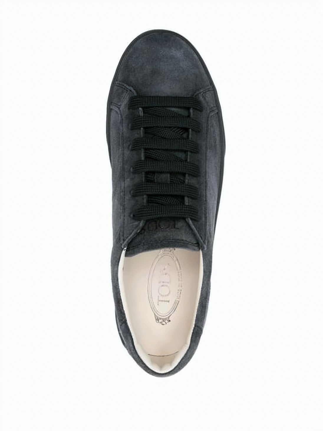 Suede Low-Top Sneakers With Leather Interior