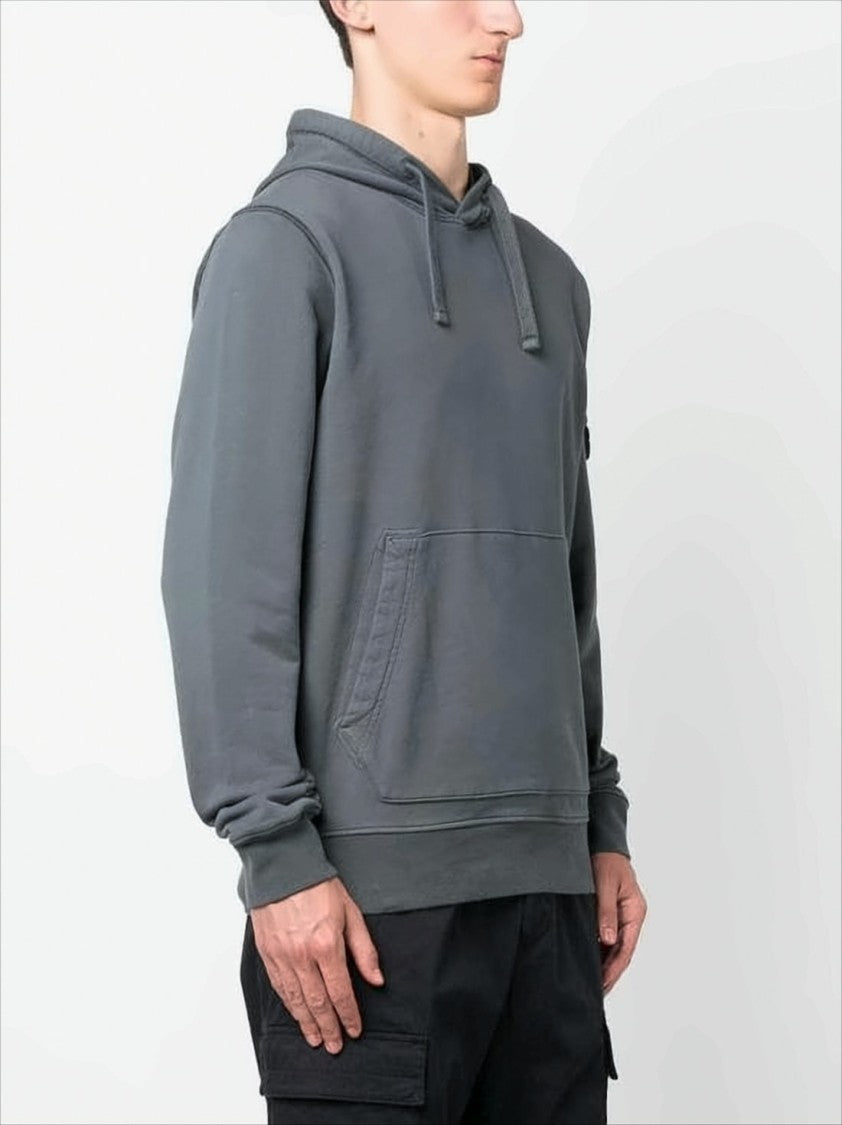 Muted Grey Hooded Sweatshirt