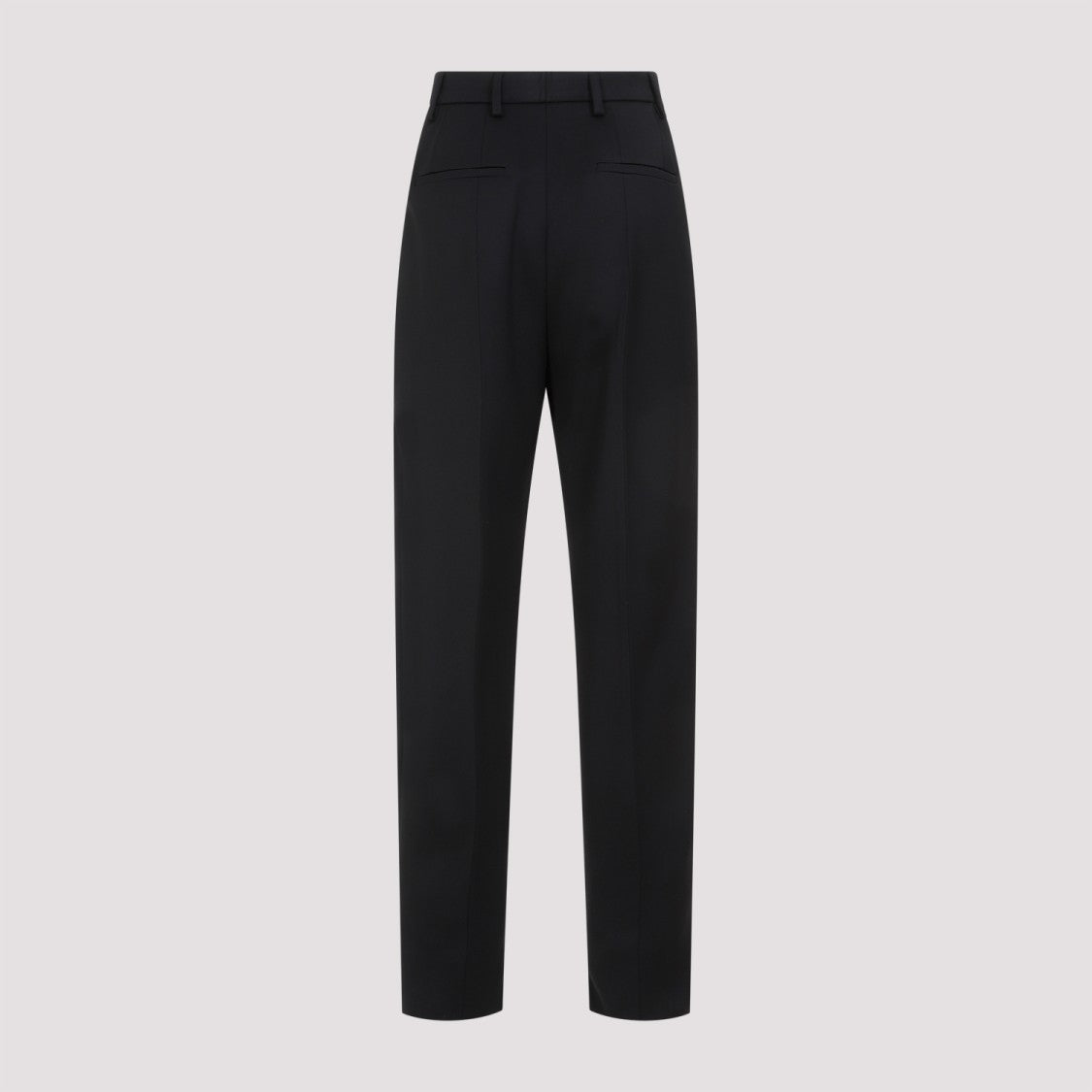 Black Wool Trousers
