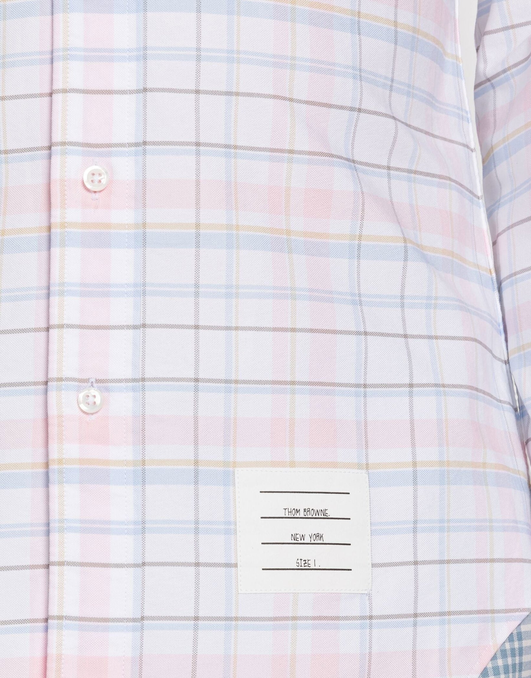 Long-Sleeve Button-Up Shirt with Distinctive Stripes