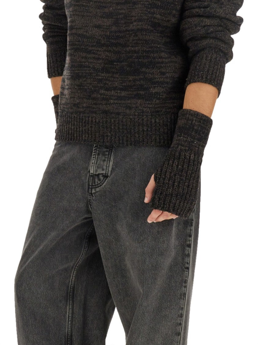 High Neck Merino Wool Sweater