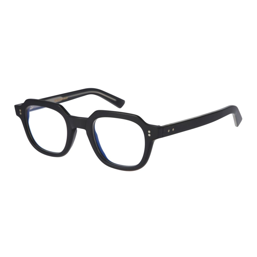 K-Story/N Bold Square Frame Sunglasses with Metallic Accents
