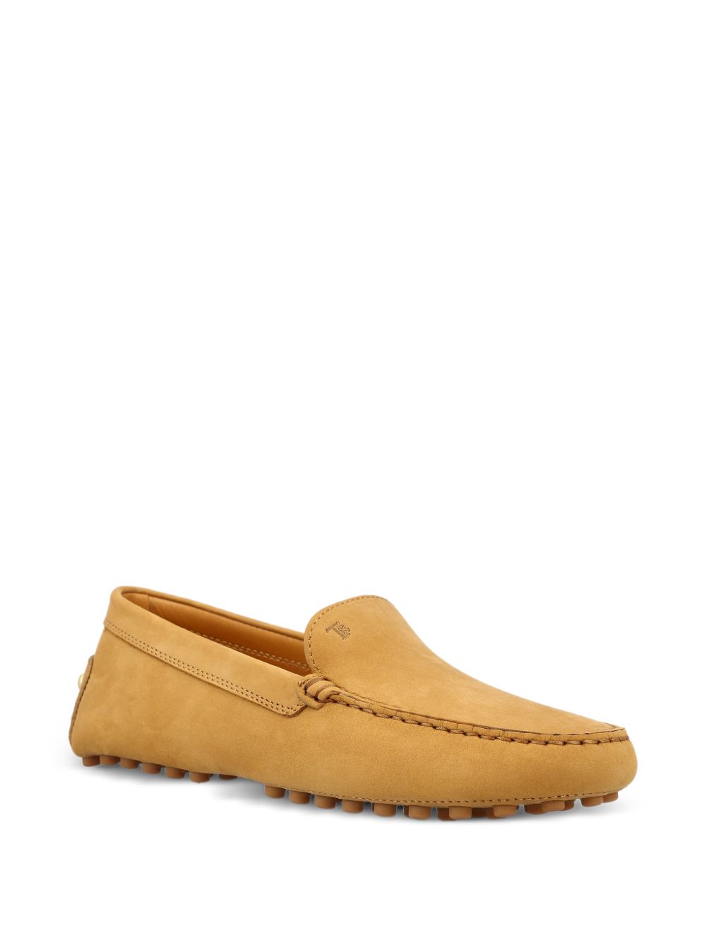 Calfskin Flats With Gold-Tone Studs
