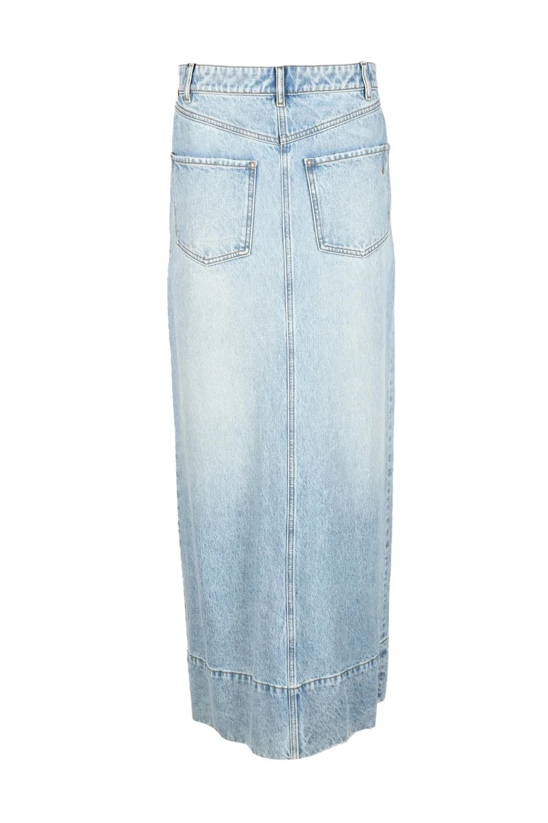 Light Blue Denim Skirt