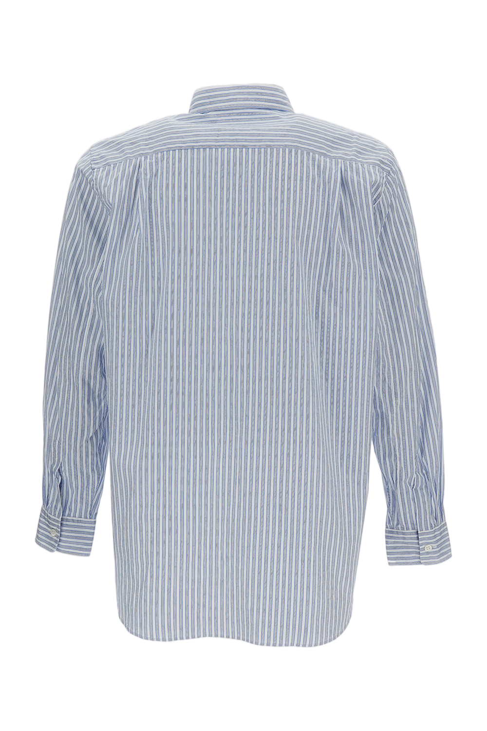 Long-Sleeve Cotton Striped Shirt