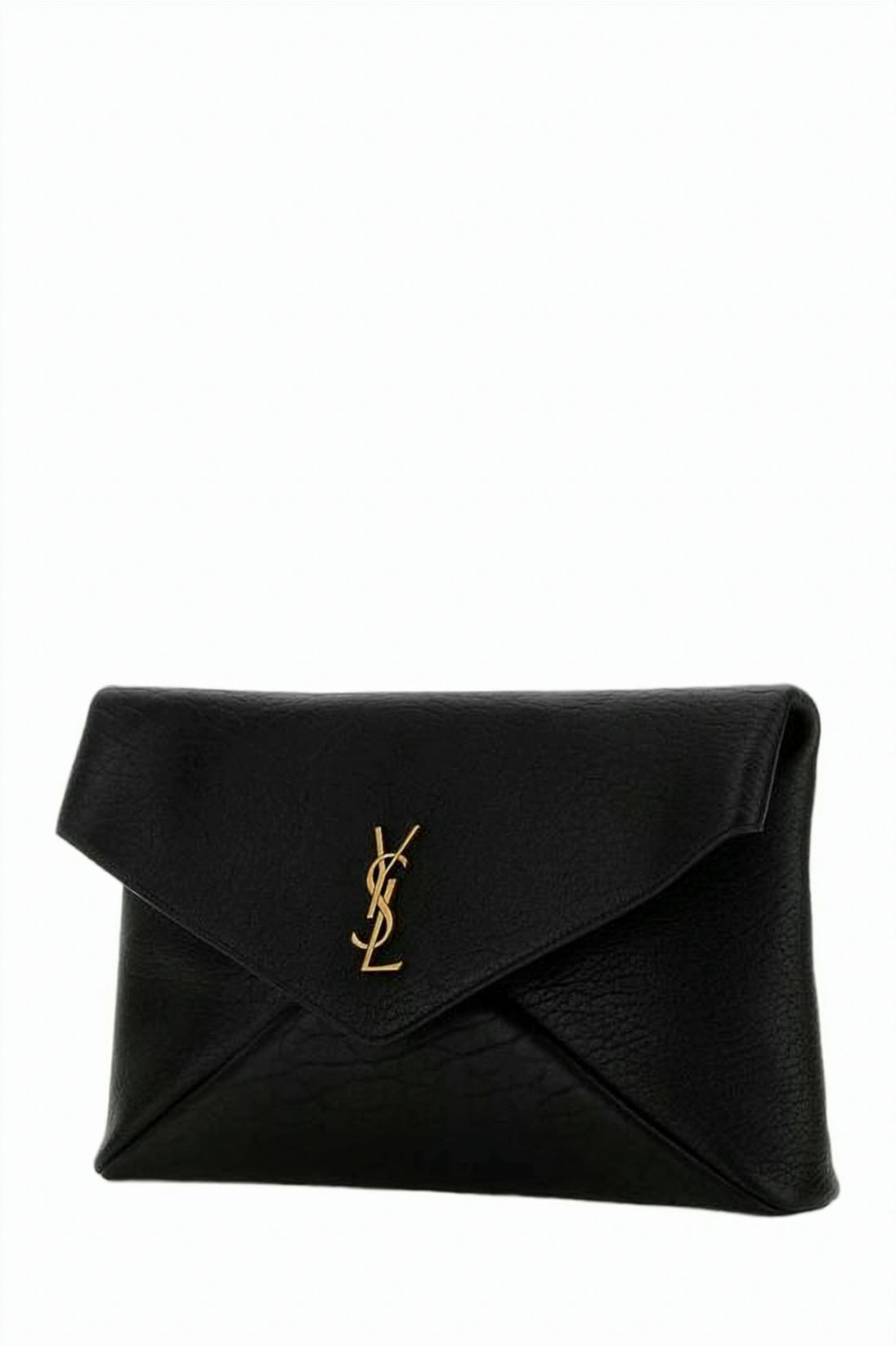 Envelope-Style Clutch in Soft Lambskin Leather