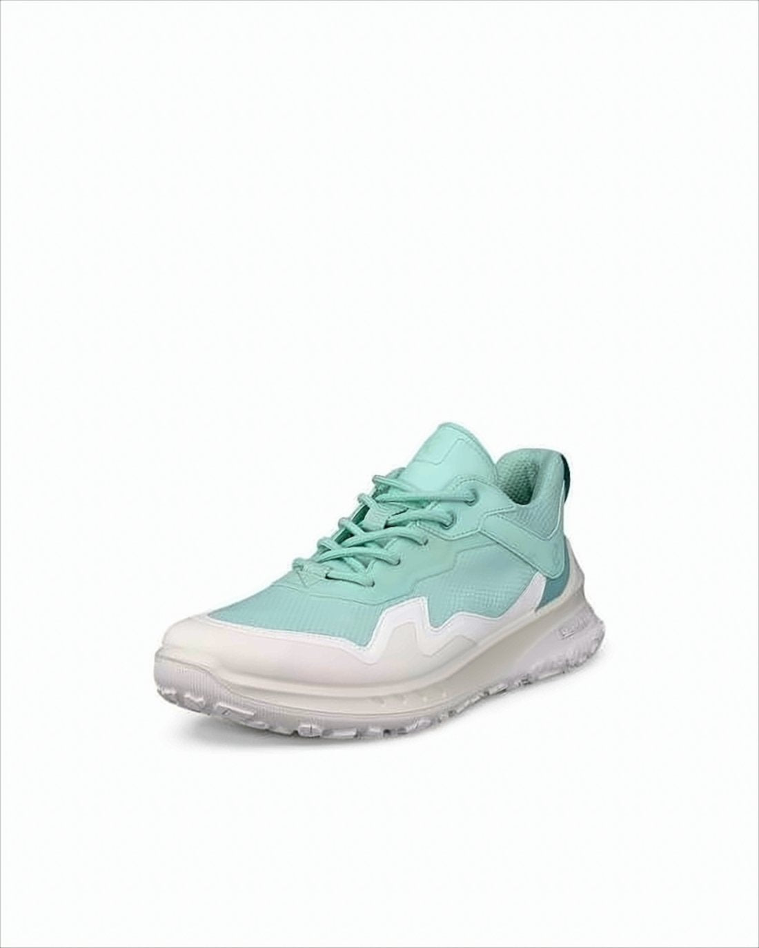 Sleek Mint Green Recycled Polyester Sneakers