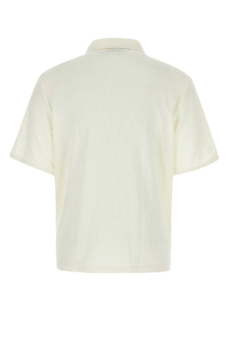 Short-Sleeved Shirt with Classic Collar and Chest Pocket