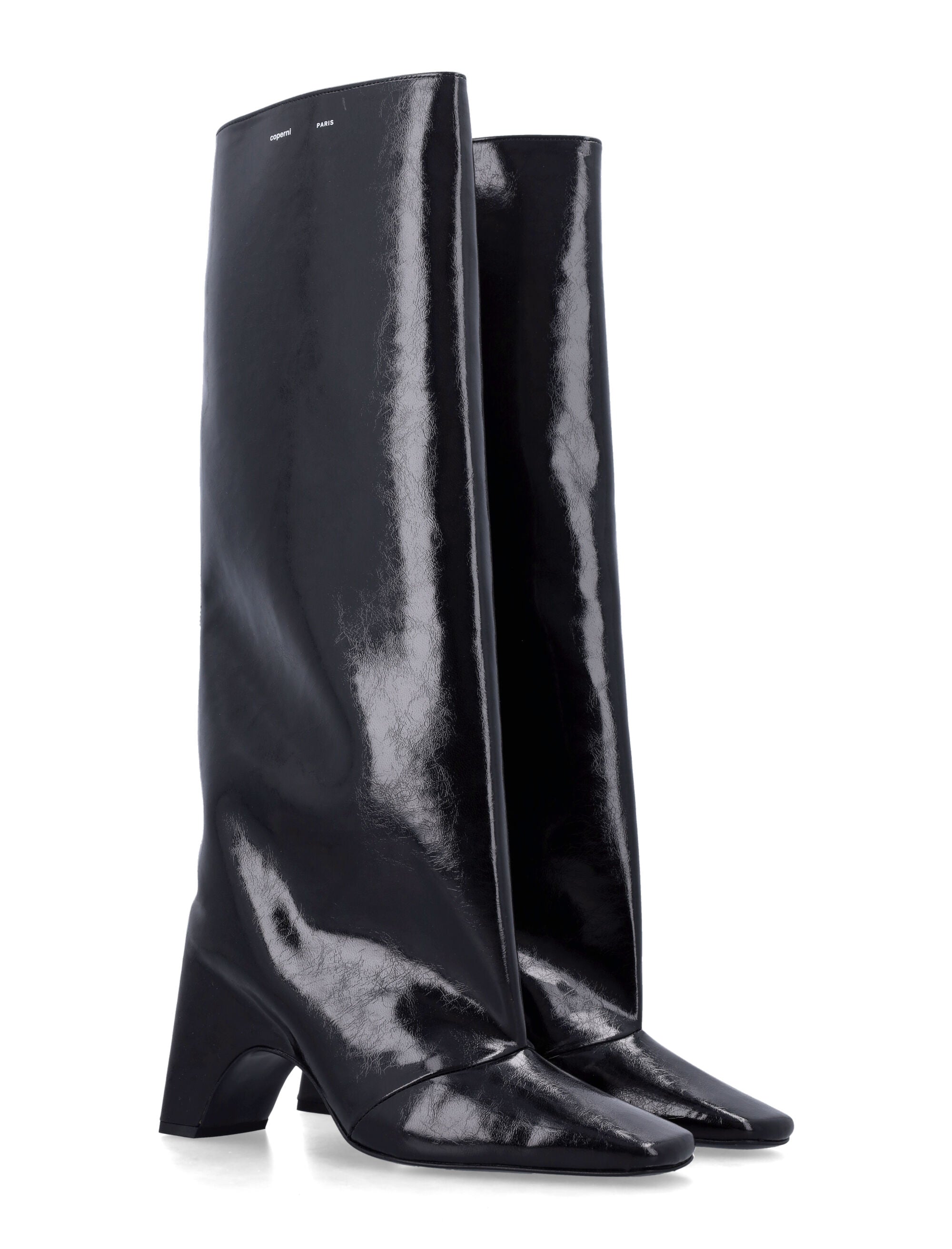 Knee-High Vegan Leather Bridge Boots