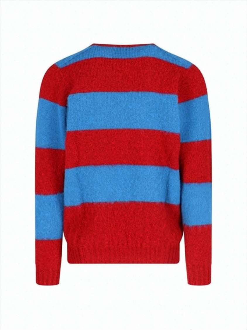 Bold Horizontal Stripe Wool Sweater