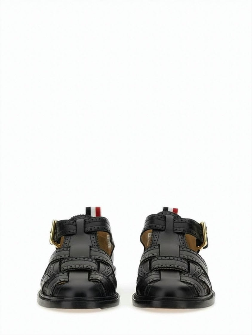 Classic Fisherman Sandals with Intricate Cut-Out Details