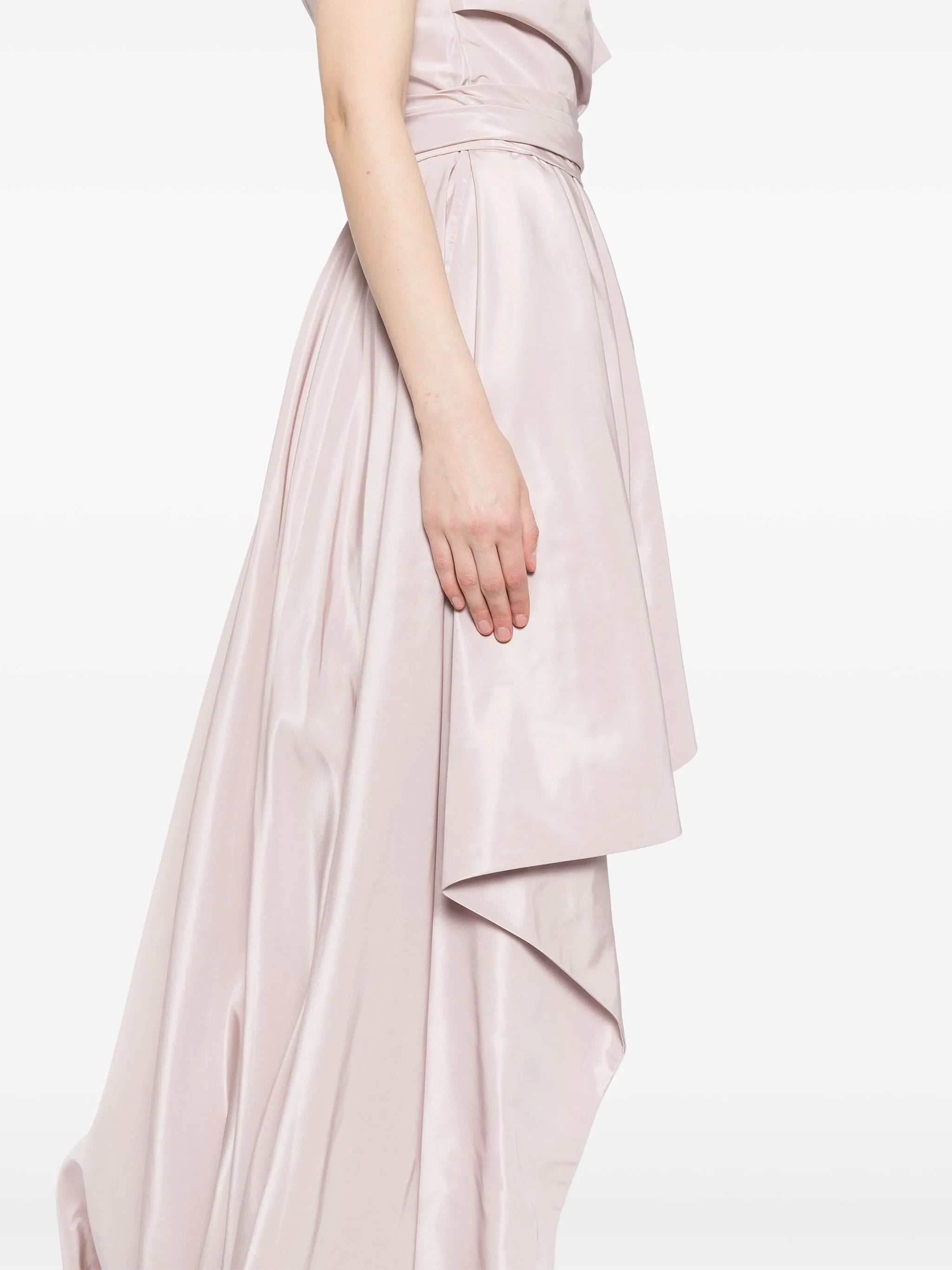Strapless Taffeta Dress