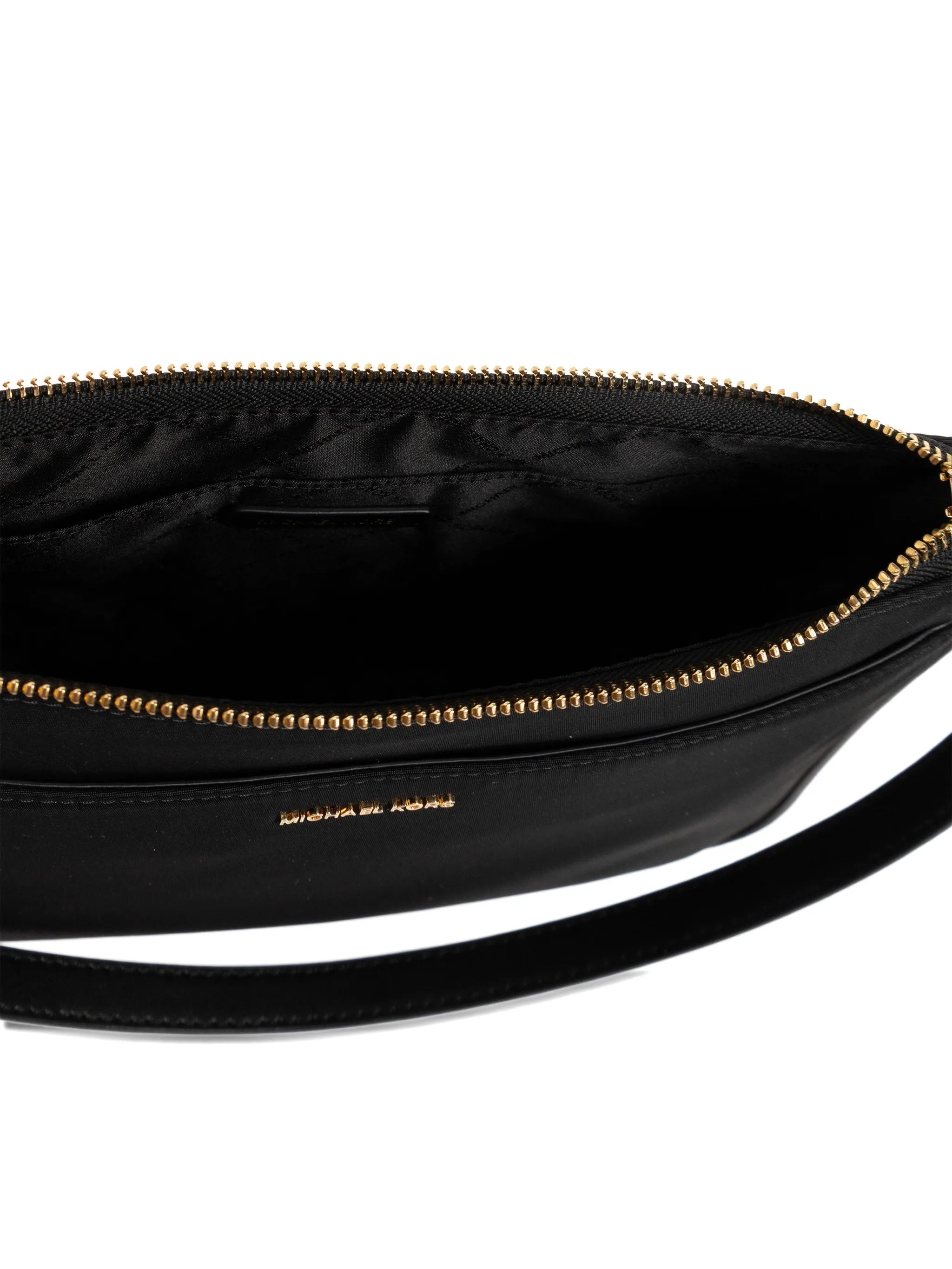 Black Pochette Rectangular Smooth Leather Bag