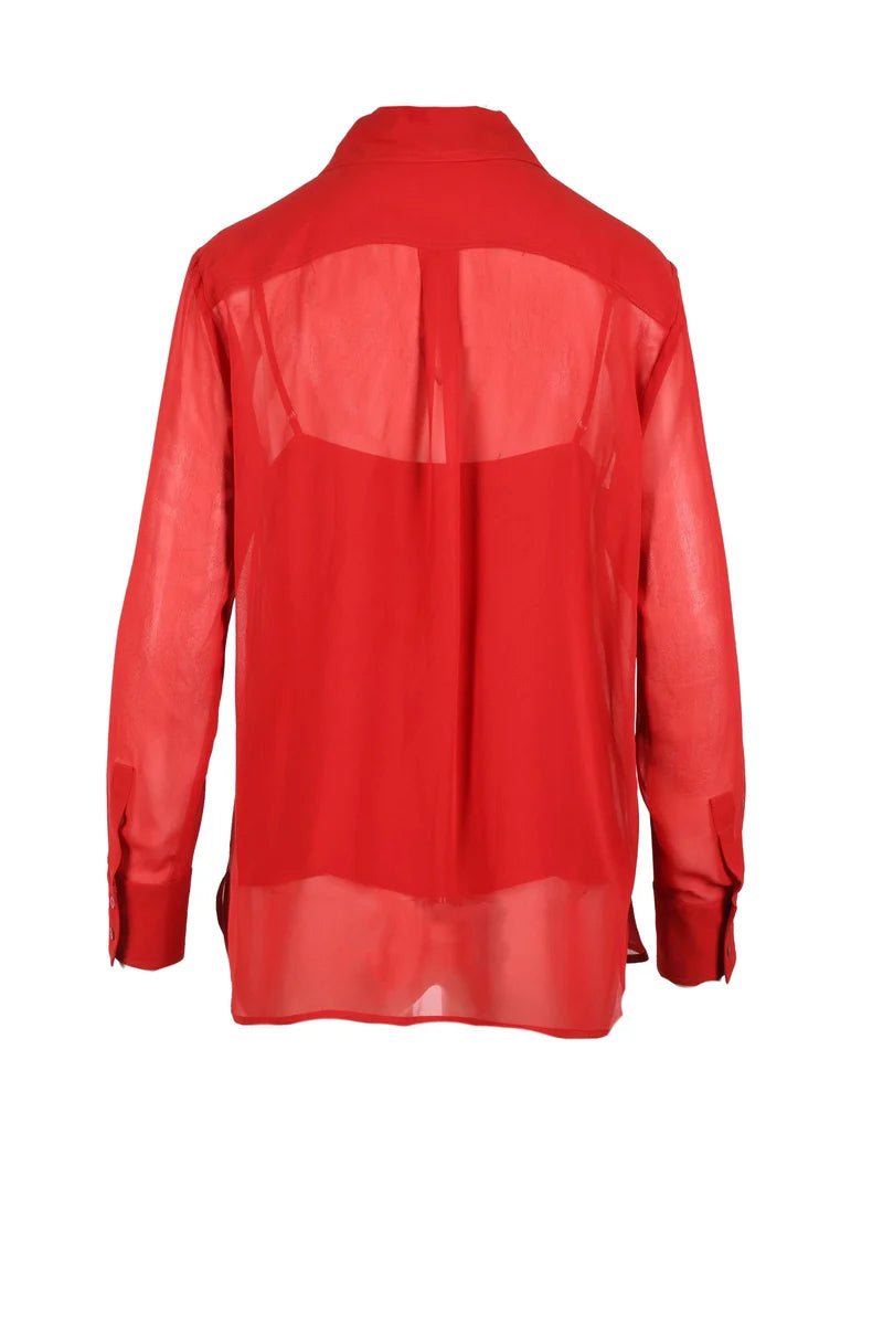 Silk Shirt - Red