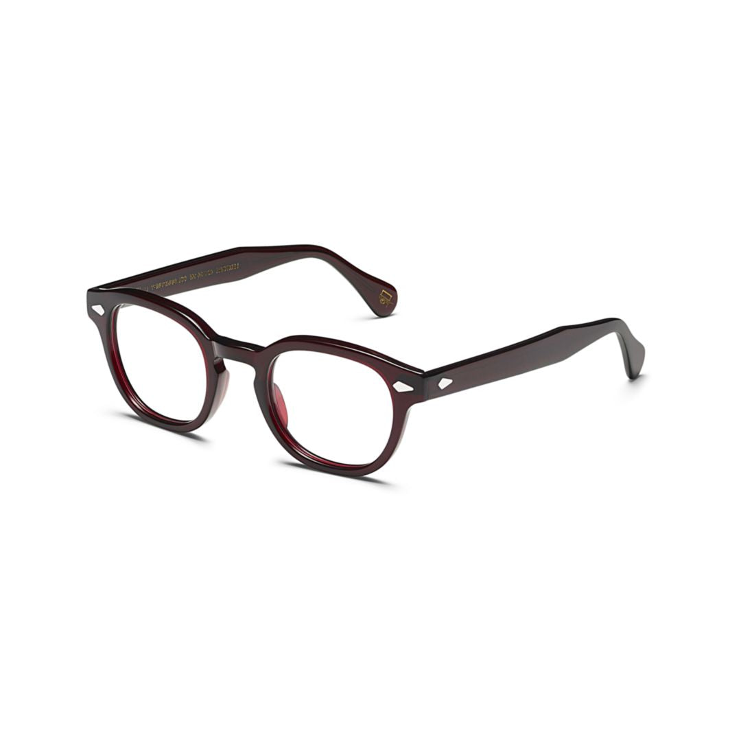Or-Lem-O Lemtosh Deep Burgundy Round Frame Eyeglasses