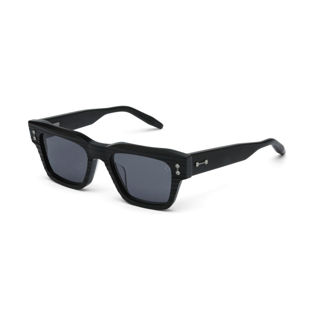Columba Rectangular Frame Sunglasses with Textured Detailing