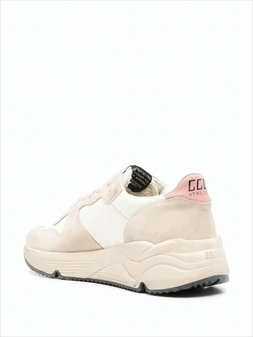 Sporty Nappa Leather and Suede Sneakers with Signature Star