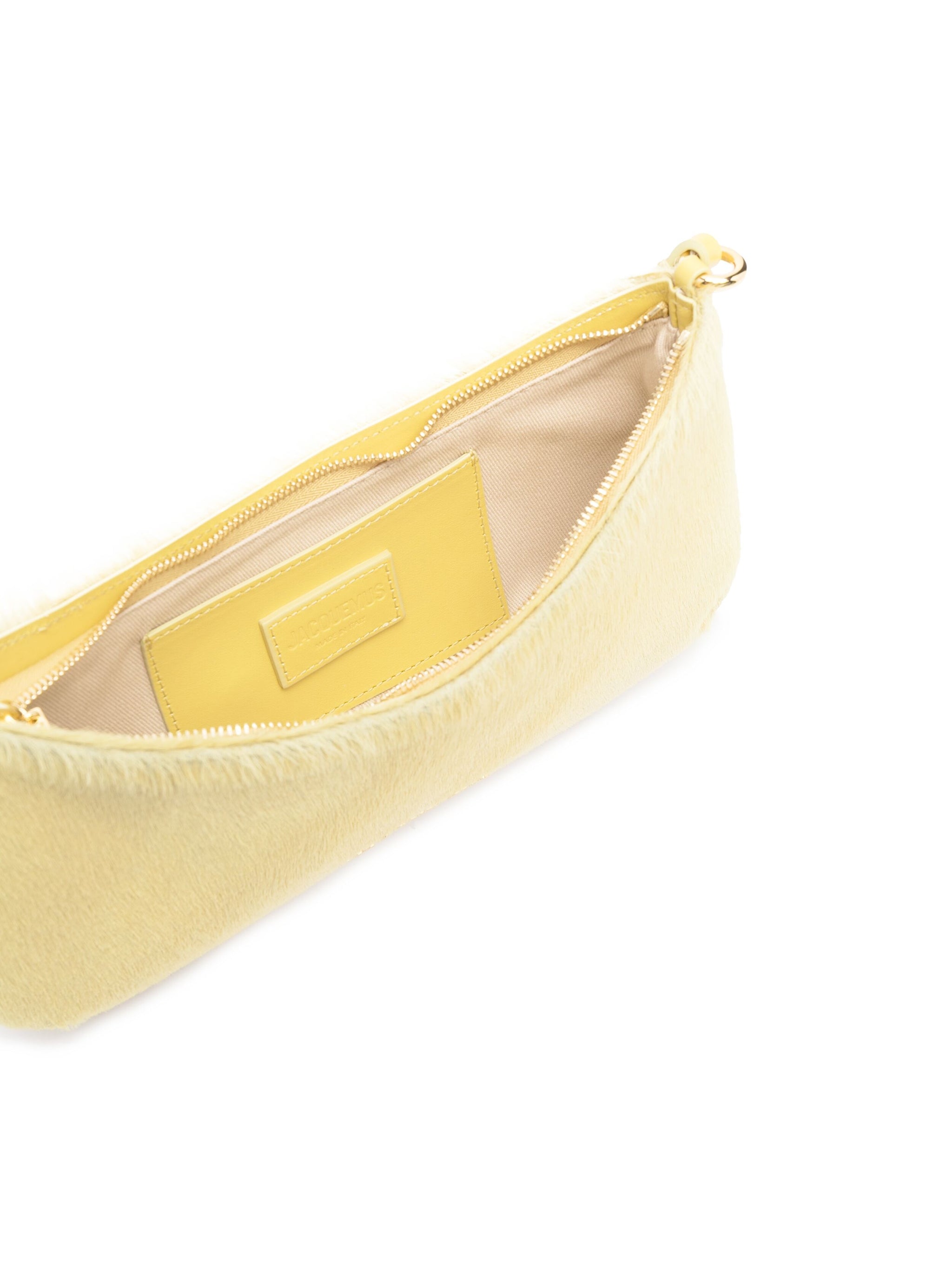 Pony Hair Detail Shoulder Bag in Cow Skin